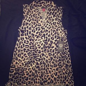 ❌NOT FOR SALE❌Leopard Sleeveless Vince Camuto